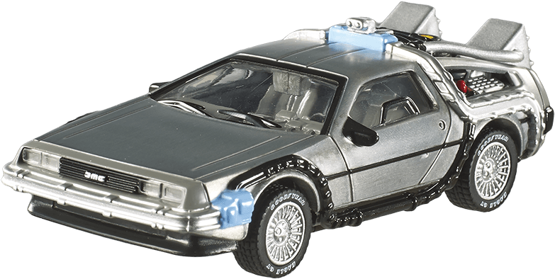 Model Samochodu Back To The Future Hot Wheels Diecast - Delorean Back To The Future 1 (900x438), Png Download