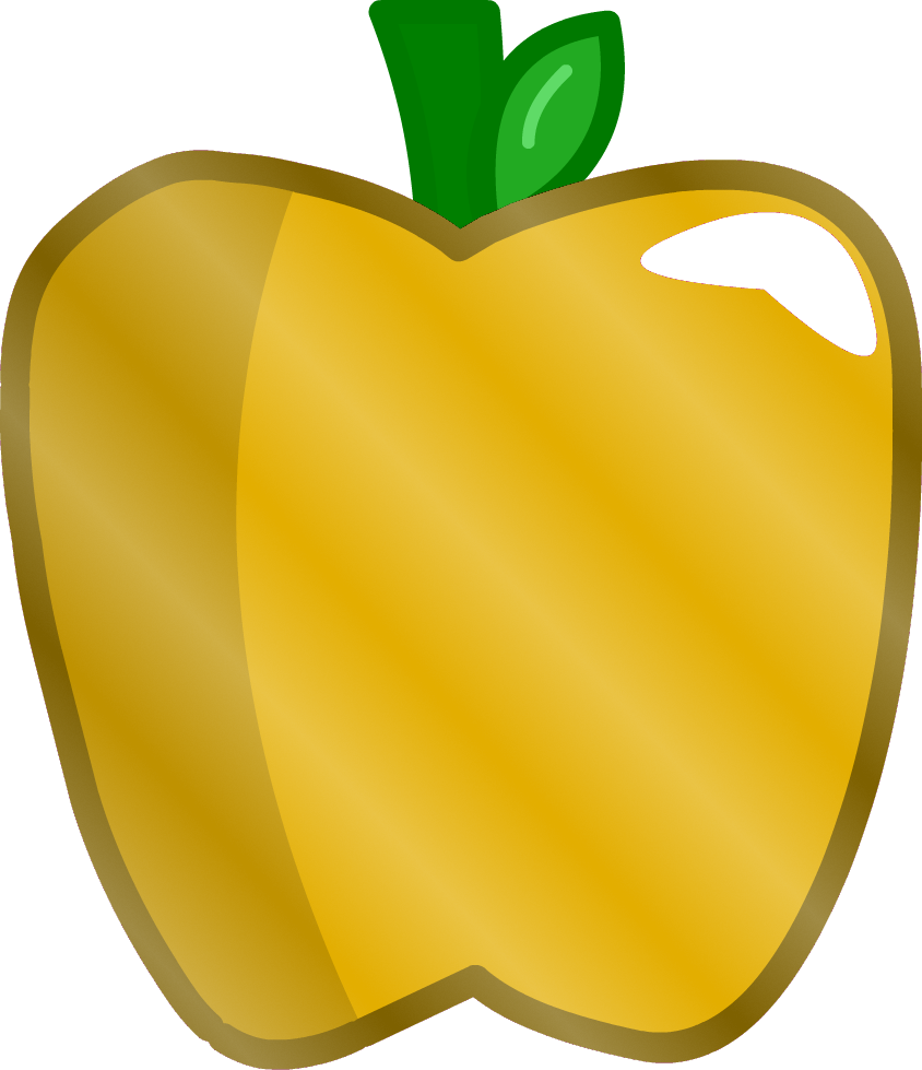 Golden Apple - Golden Apple Png (844x979), Png Download