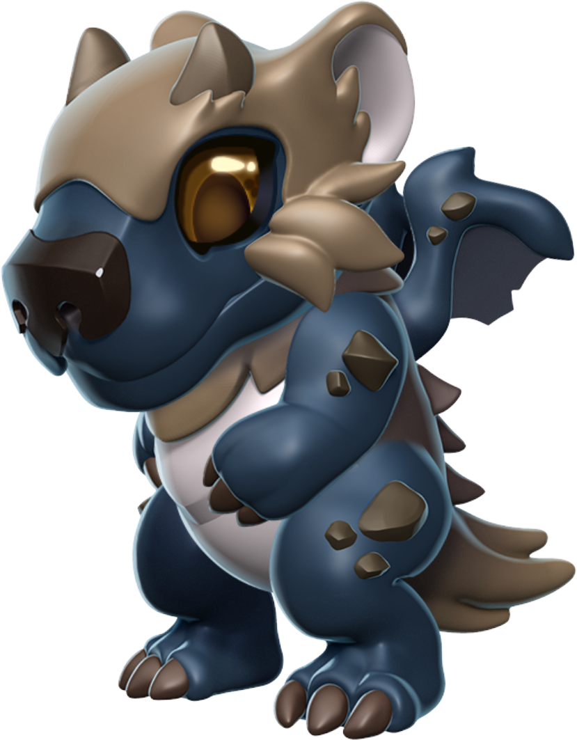 Wolf Dragon Baby - Dragon Mania Legends Baby Wolf Dragon (829x1063), Png Download