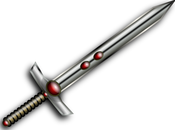 Small - Sword Clip Art (600x448), Png Download