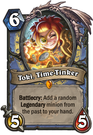 With The Hearthstone Championship Tour's First Playoffs - Toki The Time Tinker (400x569), Png Download