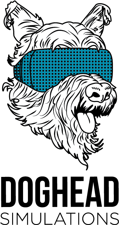 Doghead Simulations Logo (527x842), Png Download