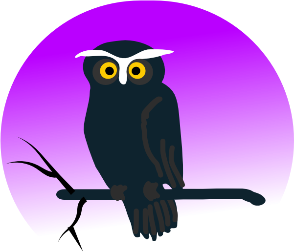 Halloween Owl Png Images (600x574), Png Download