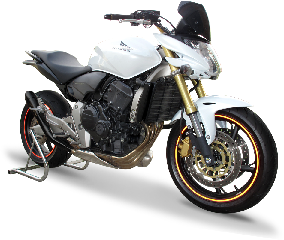 Picture Of Silencer Hydroform Black Honda Hornet 600 (992x872), Png Download