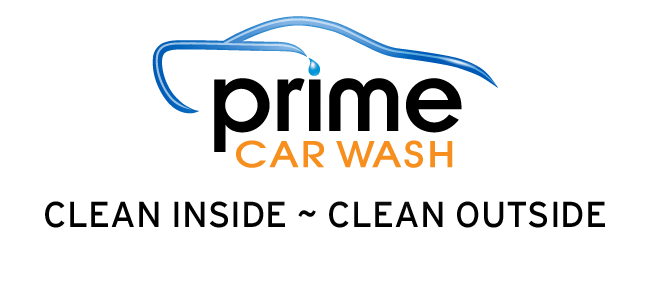 Prime Car Wash - Prime Car Wash Logo (650x281), Png Download