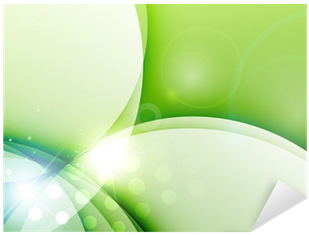 Vinilo Pixerstick Olas Elegantes De Colores Con Destellos - Graphic Design (400x400), Png Download