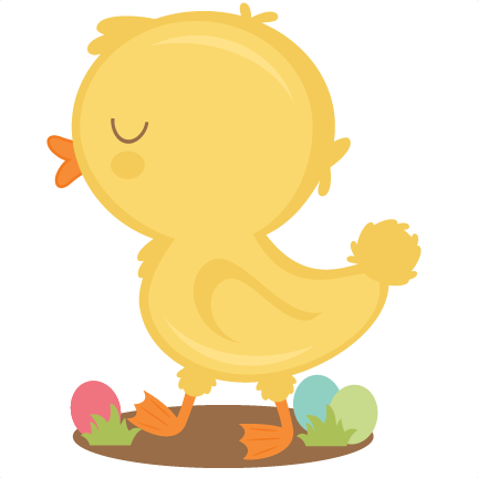 Chick Svg Scrapbook Cut - Cute Baby Chick Clip Art (432x432), Png Download