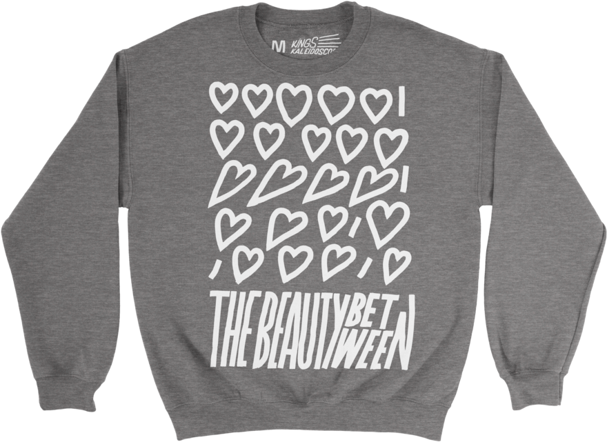 Heart Sweatshirt (1000x920), Png Download