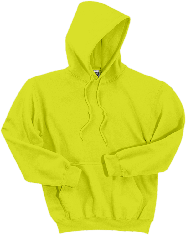 Gildan Dryblend Pullover Hooded Sweatshirt 12500 Safety - Orange Hooded Sweatshirt (750x750), Png Download