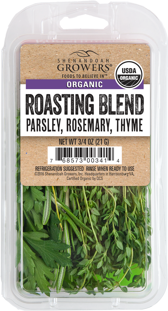 Roasting Blend - Poultry Mix Fresh Herbs (650x1201), Png Download