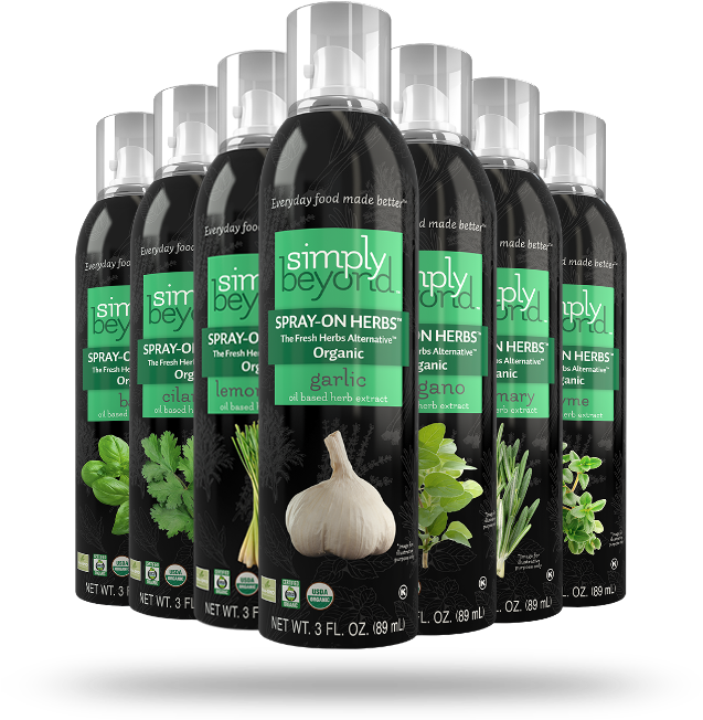 Organic Herbs Flavours - Simply Beyond - Organic Spray On Herb Cilantro - 3 (650x706), Png Download