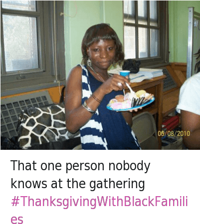Confused, Food, And Thanksgiving With Black Families - Funny Black Thanksgiving Memes (400x469), Png Download