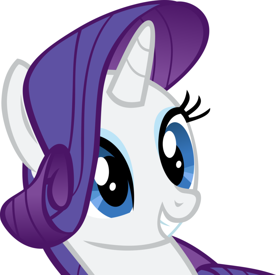 Rarity The Unicorn Images Rarity Smiling Hd Wallpaper - My Little Pony Rarity Face (895x892), Png Download