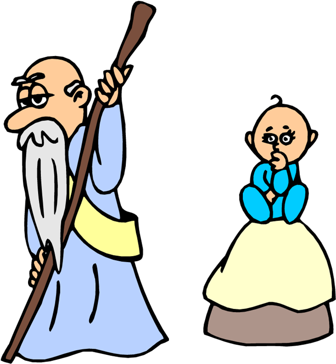 July - Baby New Year (675x750), Png Download