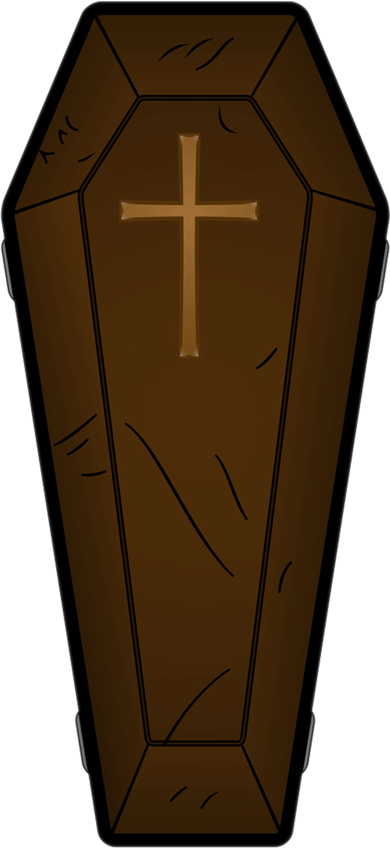 Coffin Clipart Transparent (908x1851), Png Download