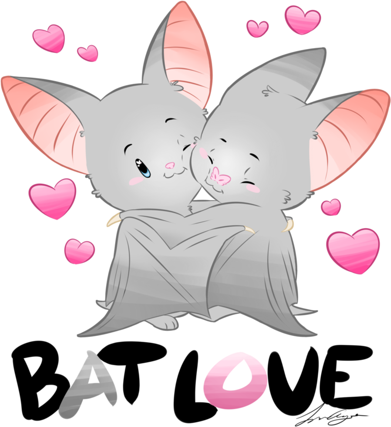 Bat Love (894x894), Png Download