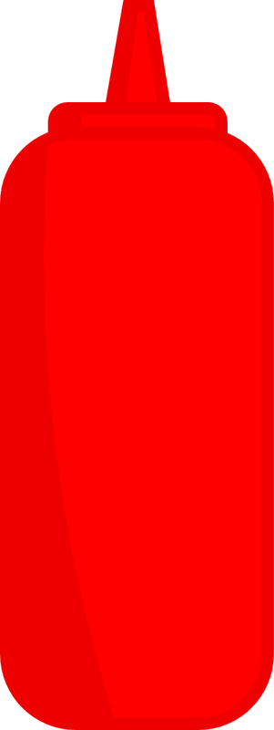 Ketchup - Coquelicot (301x800), Png Download