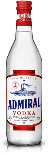 Admiral Vodka - Vodka (308x560), Png Download