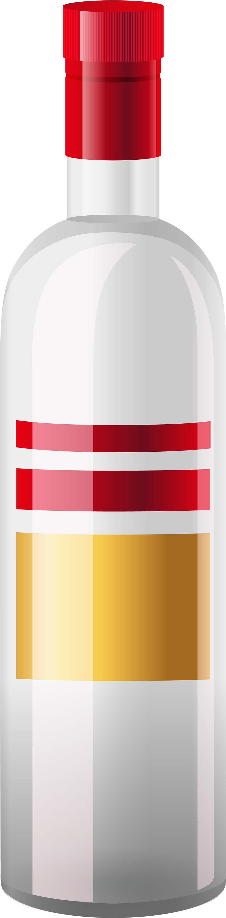 Bottle Vodka Png Clipart - Vodka Bottle Clipart Png (1194x4000), Png Download