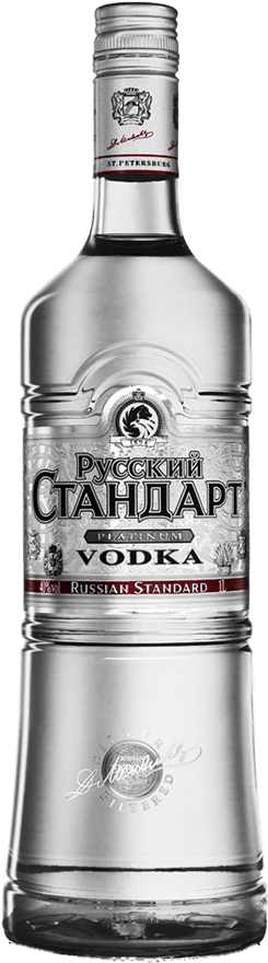 Food - Russian Standard Platinum Vodka 750 Ml (600x900), Png Download