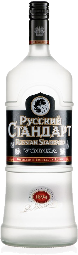 Download - Russian Standard Platinum Plain Vodka (266x870), Png Download