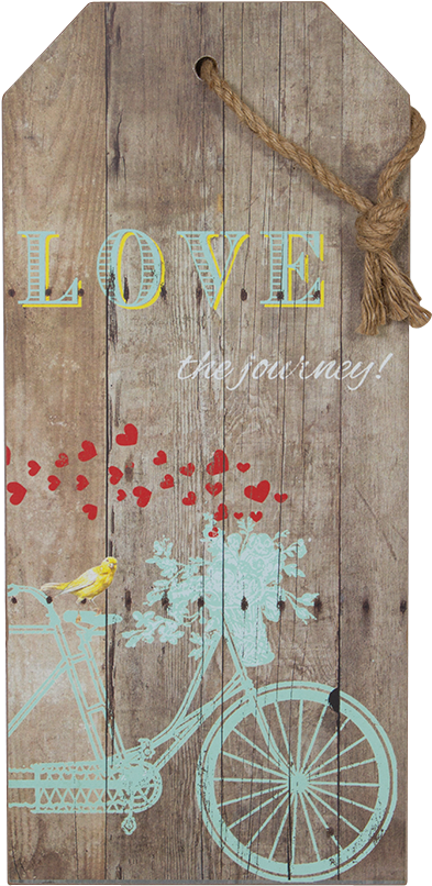 "love The Journey" Hanging Wall Sign - Wood Love The Journey Sign (827x827), Png Download