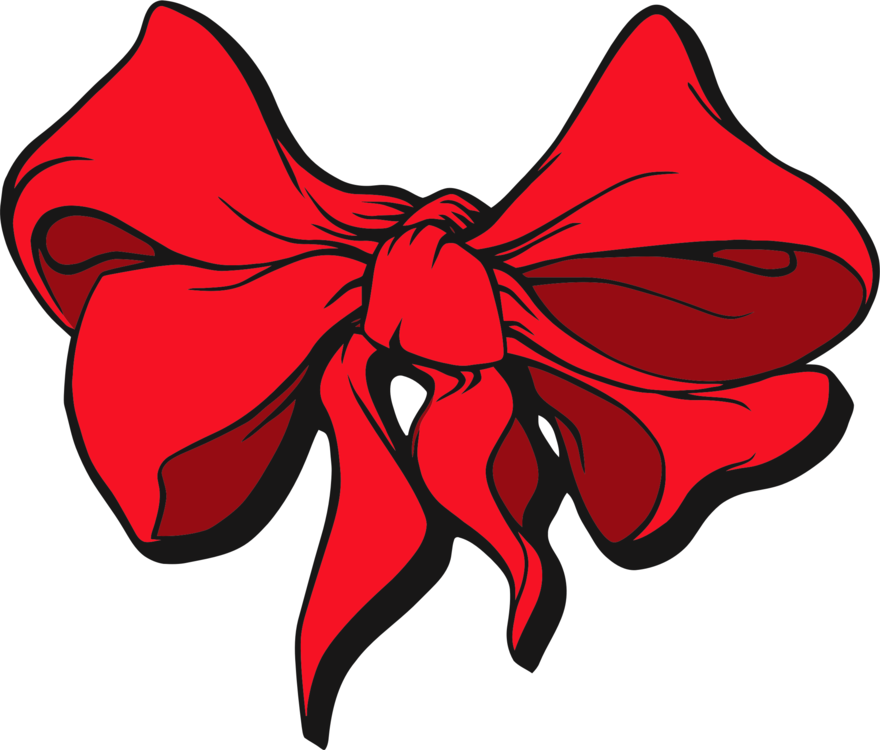 Red Ribbon Gift Lazo Clothing Accessories - Ribbon Clipart (880x750), Png Download