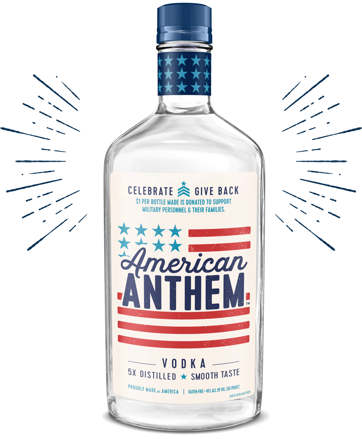 American Anthem Vodka (1168x1416), Png Download