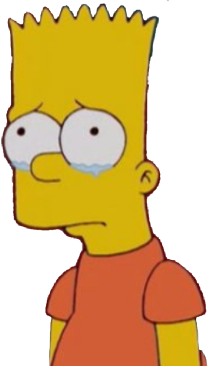Bart Bartsimpson Thesimpsons Tumblr - Simpsons Png (640x750), Png Download