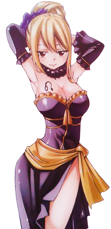 Lucy And Fairy Tail Image - Lucy Heartfilia Star Dress Leo (388x810), Png Download