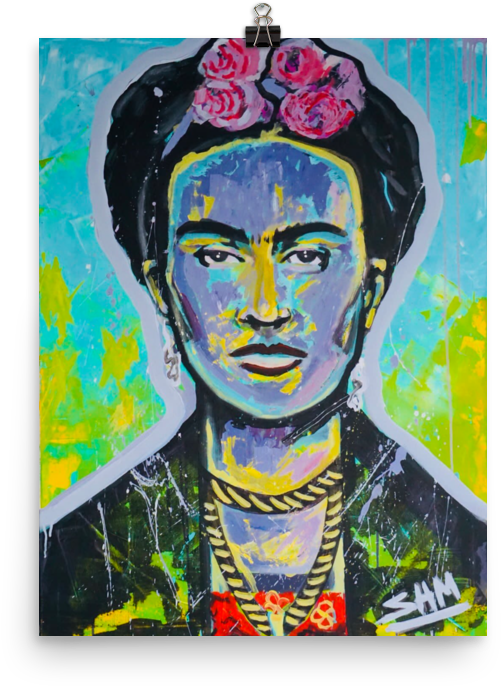 Image Of Frida Kahlo 12 X 16 Poster Print - Modern Art (1000x1000), Png Download