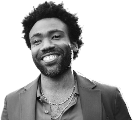 Childish Gambino Black And White - Childish Gambino No Background (790x395), Png Download
