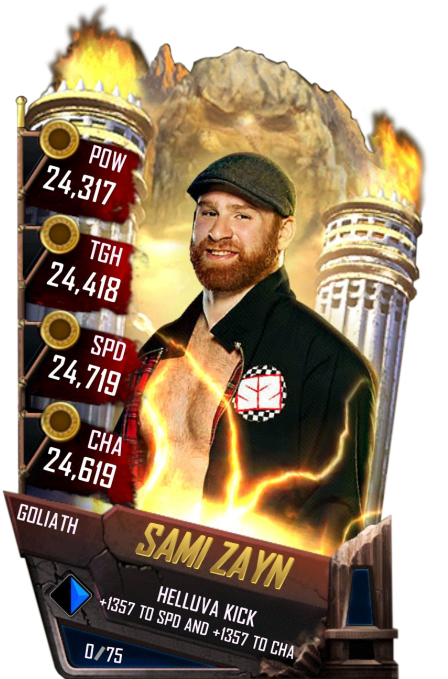 Samizayn S4 20 Goliath - Finn Balor Wwe Supercard (456x720), Png Download