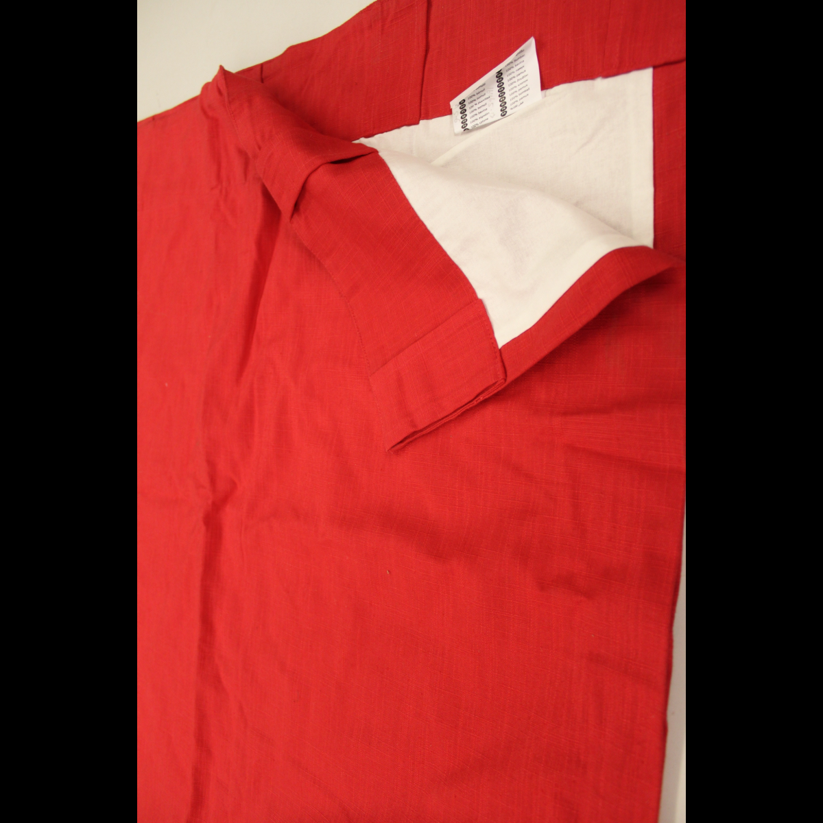 Plain Red Curtains X1 Pair - Stitch (1200x1200), Png Download