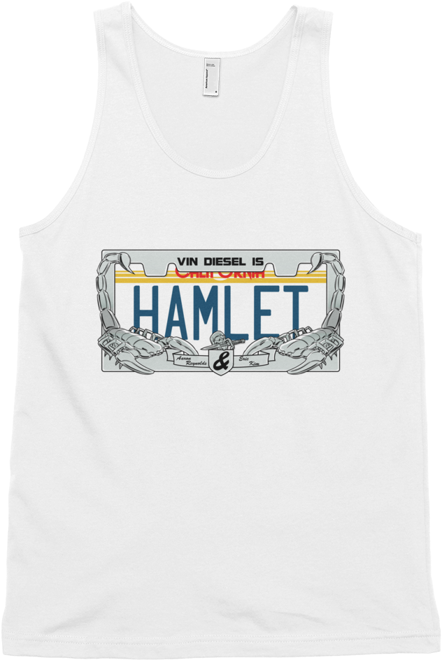 Vin Diesel Is Hamlet Classic Tank Top - Active Tank (1000x1000), Png Download