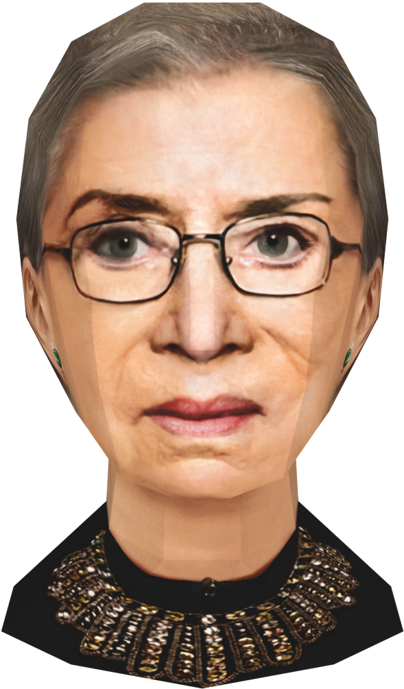Ruth Ginsburg - Bust (1200x1200), Png Download