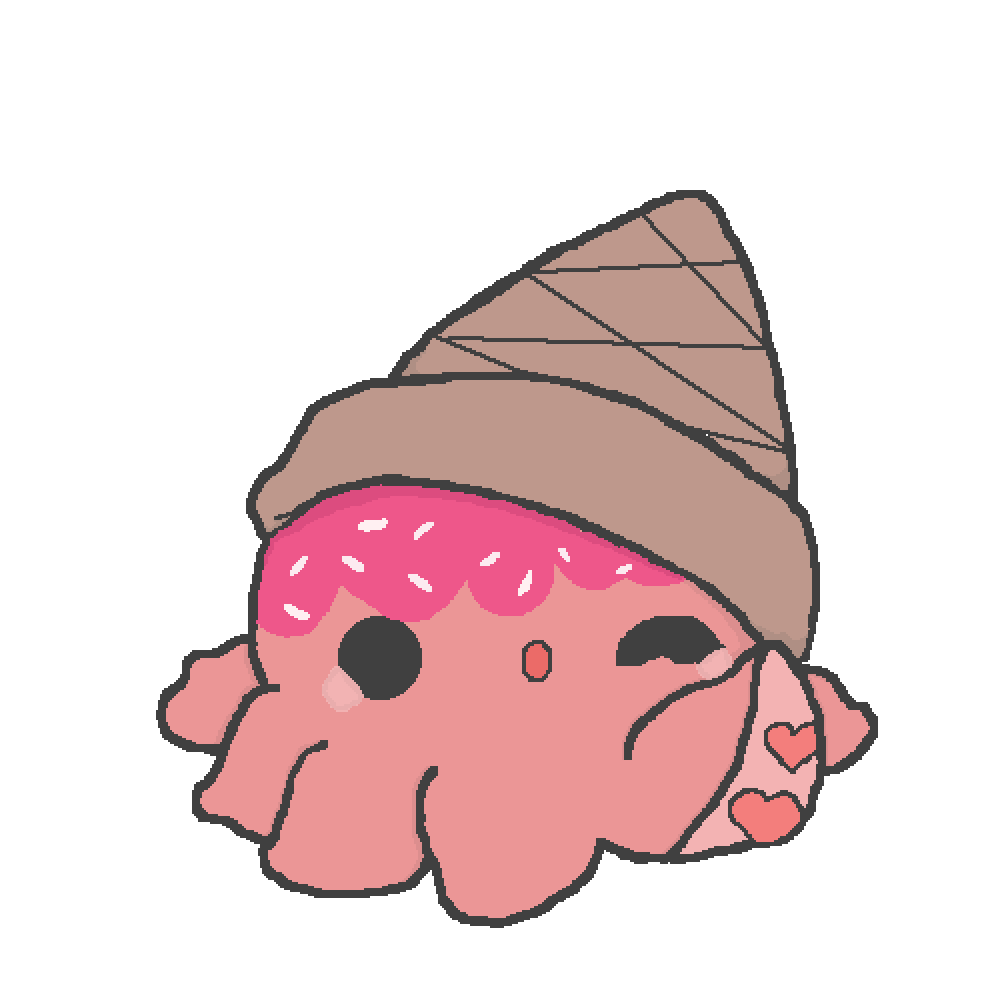 1000 X 1000 5 - Kawaii Octopus Png (1000x1000), Png Download