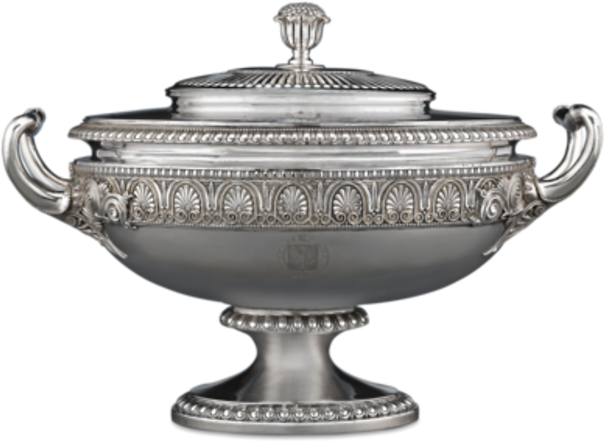 George Iv Silver Tureen By Paul Storr - Ceramic (1351x1080), Png Download