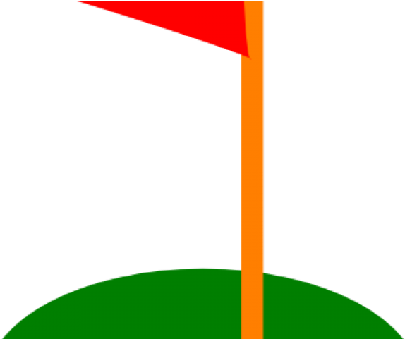 Golf Course Clipart Golf Flag (640x480), Png Download