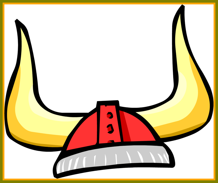 Awesome Png Recherche New Image For Kids - Club Penguin Red Viking Helmet (908x765), Png Download