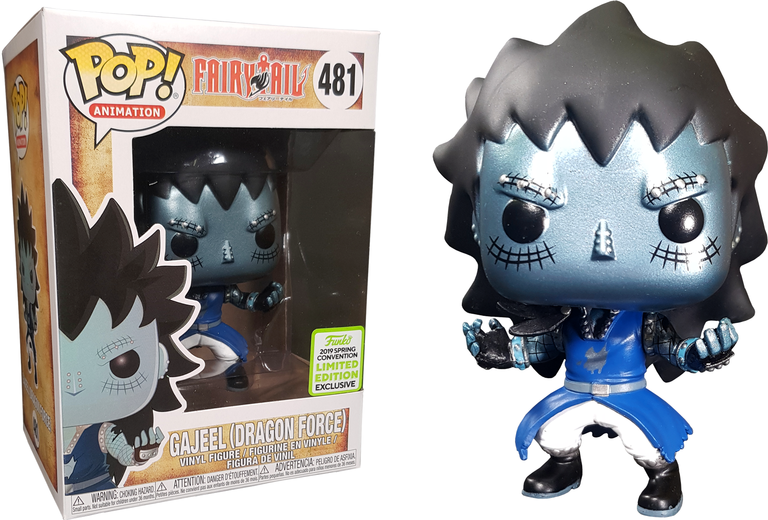 Fairy - Funko Fairy Tail Gajeel (1500x1016), Png Download