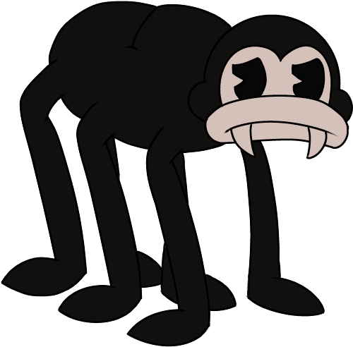 Artworka Sad Lil Spider - Bendy And The Ink Machine Spider (591x565), Png Download
