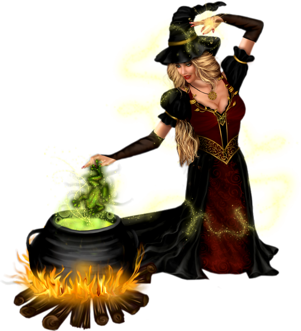 Witches Dance Halloween Images Png (600x660), Png Download