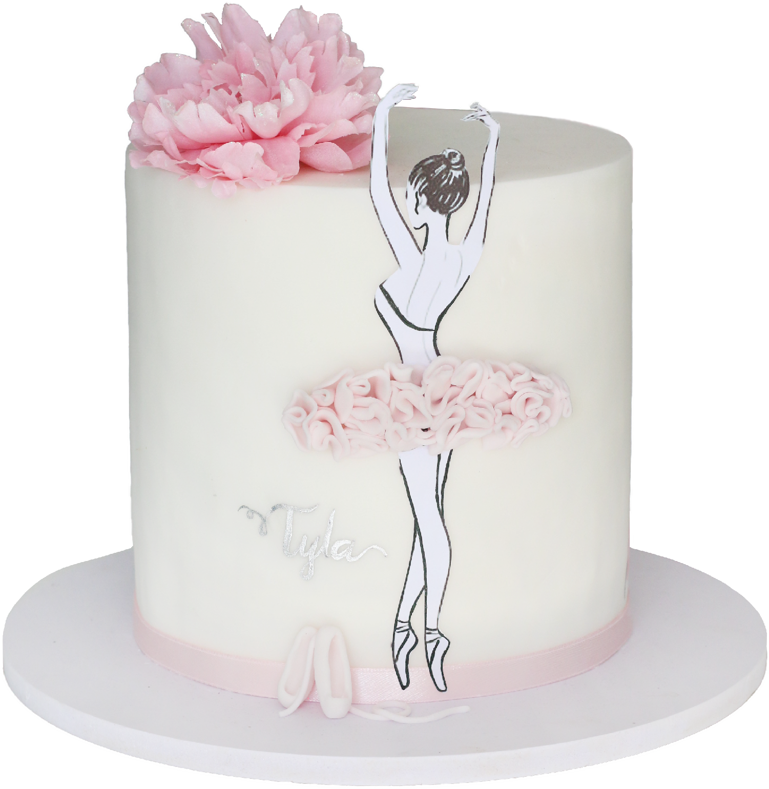 Ballerina Cake - Cake Decorating (1500x2100), Png Download