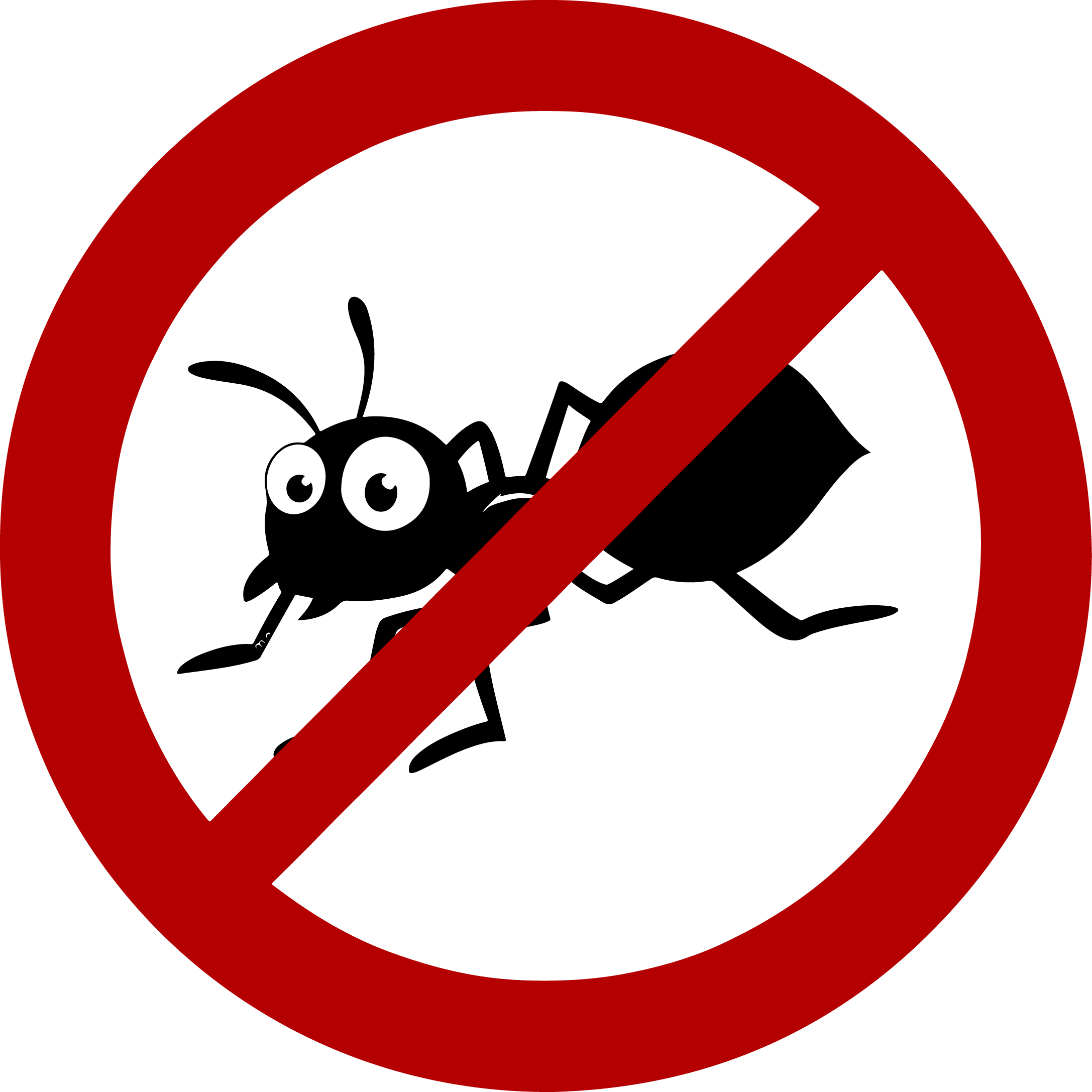 Ant Spray Bottle Label Vinyl Decals - Verkeersbord F5 (2174x2174), Png Download