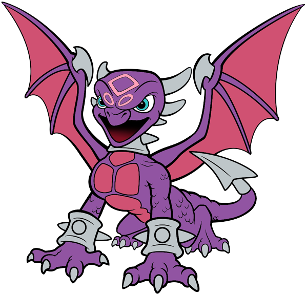 Eruptor Spyro Spyro Cynder - Cartoon (597x576), Png Download