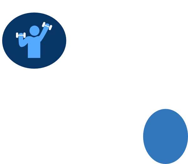 Blue Workout Man Svg Clip Arts 600 X 526 Px (600x526), Png Download