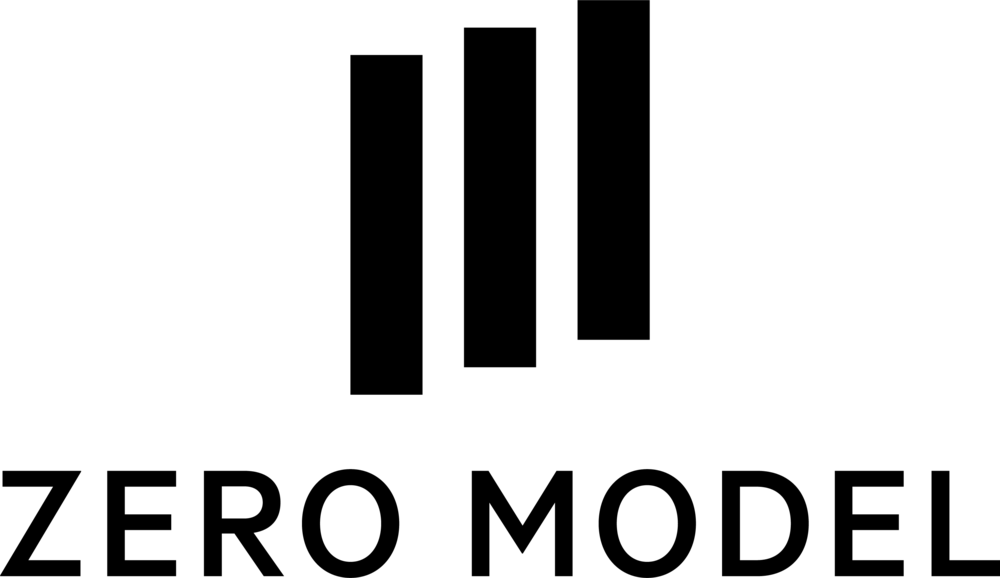 Zeromodel Logo-03 - Black-and-white (1000x578), Png Download