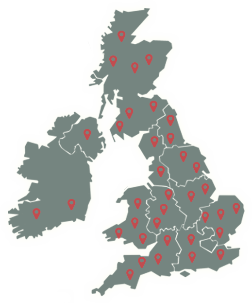 Complete Weed Control - Yorkshire On Uk Map (519x623), Png Download