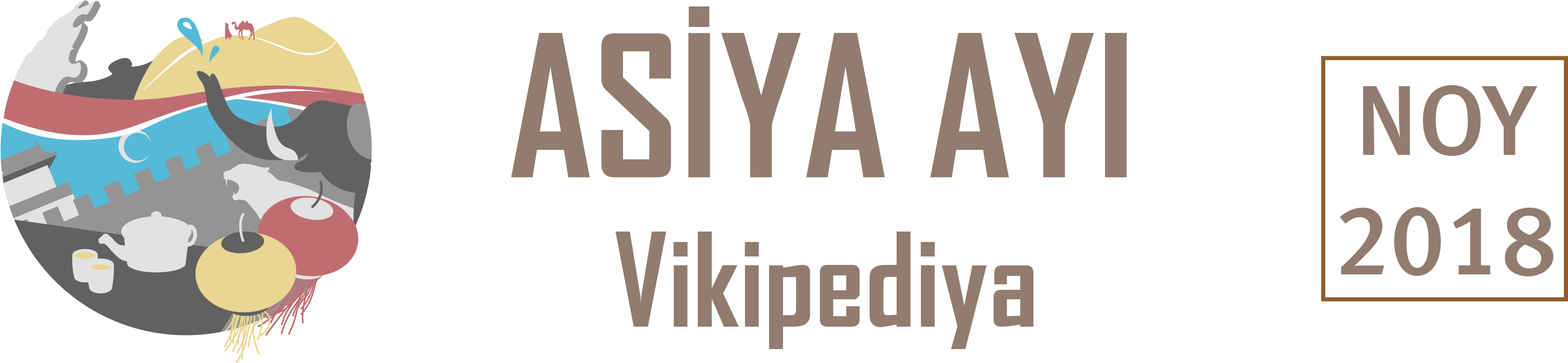 Wikipedia Asian Month 2018 Banner Az - Cubiware (3306x781), Png Download